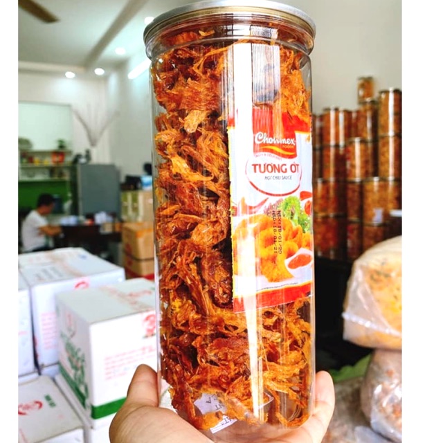 [Mã 156FMCGSALE hoàn 8% đơn 500K] 300g Lon mực xé sợi tẩm vị siêu cay🌶 | BigBuy360 - bigbuy360.vn