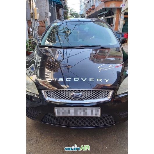 Bộ tem chữ nổi 3D DISCOVERY 5 màu sang trọng trang trí xe hơi ô tô