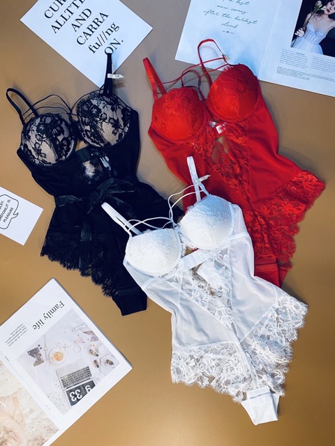 Bodysuit ren có gọng và mút đệm sexy | BigBuy360 - bigbuy360.vn