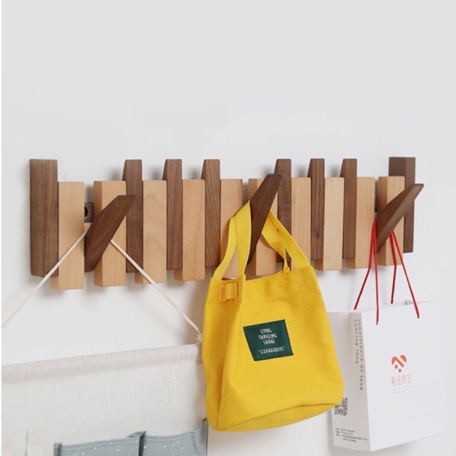 Móc treo phím đàn - Móc treo tường Bằng Gỗ Phím Đàn Piano - Thương hiệu VIVUDECOR MT04