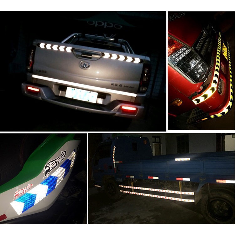 Cuộn Băng keo phản Quang Mũi Tên Full Mẫu dài 50m