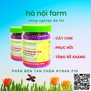 Phân bón thông minh, tan chậm rynan 210. hũ 150g