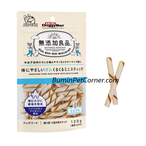 Que gặm cho chó hương sữa Doggyman 120g