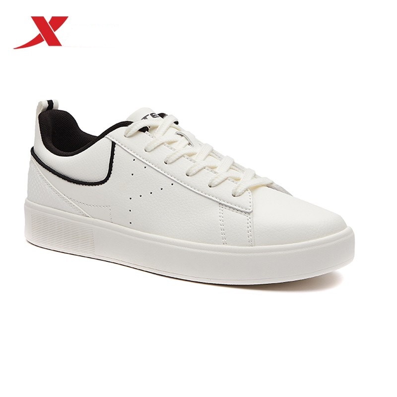 Xtep Giày Thể Thao Trắng Nhỏ Thoáng Khí Phong Cách Đường Phố Cho Nữ