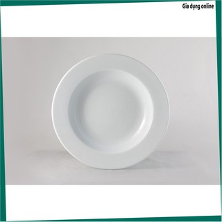 Đĩa sứ trắng bát tràng