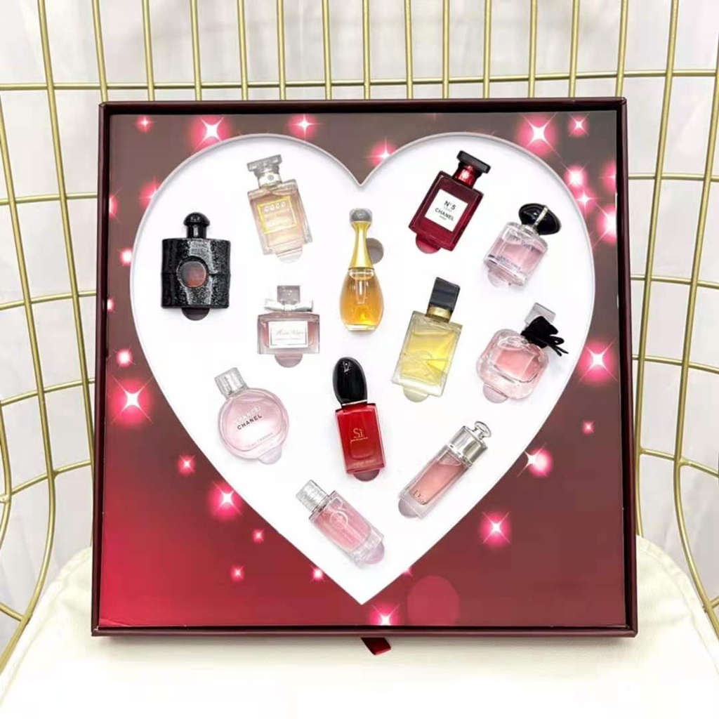 Bộ 12 lọ nước hoa ysl / dior / chanel / armani 5ml-7.5ml dùng cho du lịch