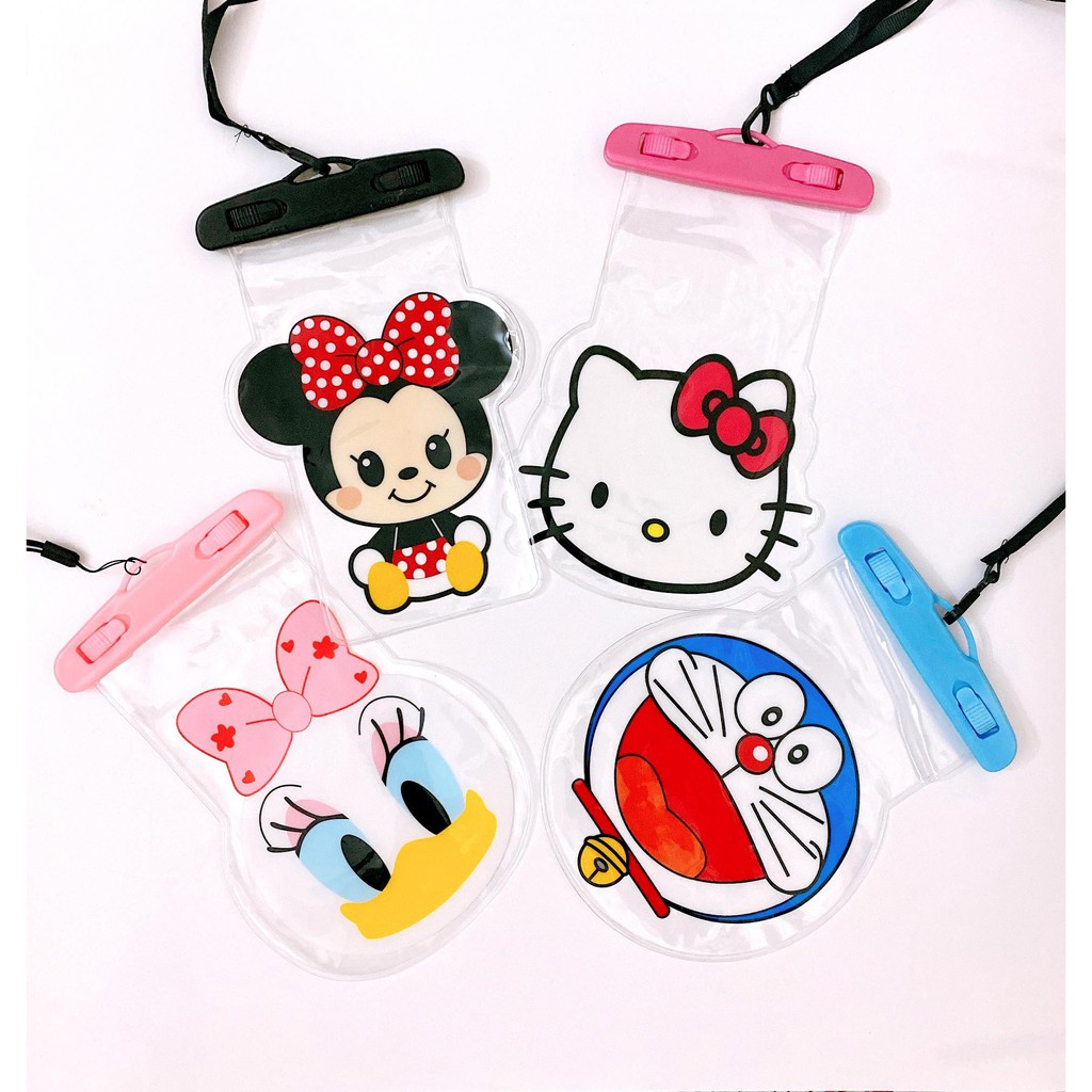 Túi điện thoại chống nước cartoon cute