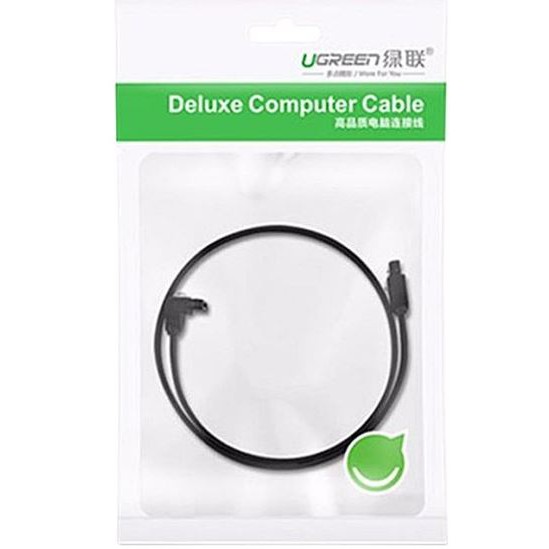 Cáp SATA 3.0 dài 50cm đầu bẻ góc 90 độ Ugreen 30797 chính hãng bảo hành 18 tháng