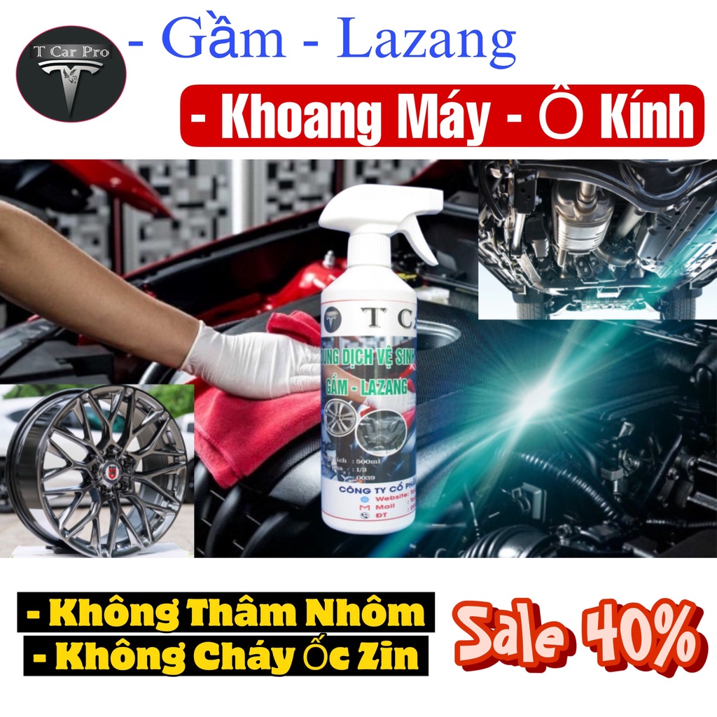 Dung Dịch Tẩy Rỉ Xét - Ố Vàng Đa Năng T Car Pro