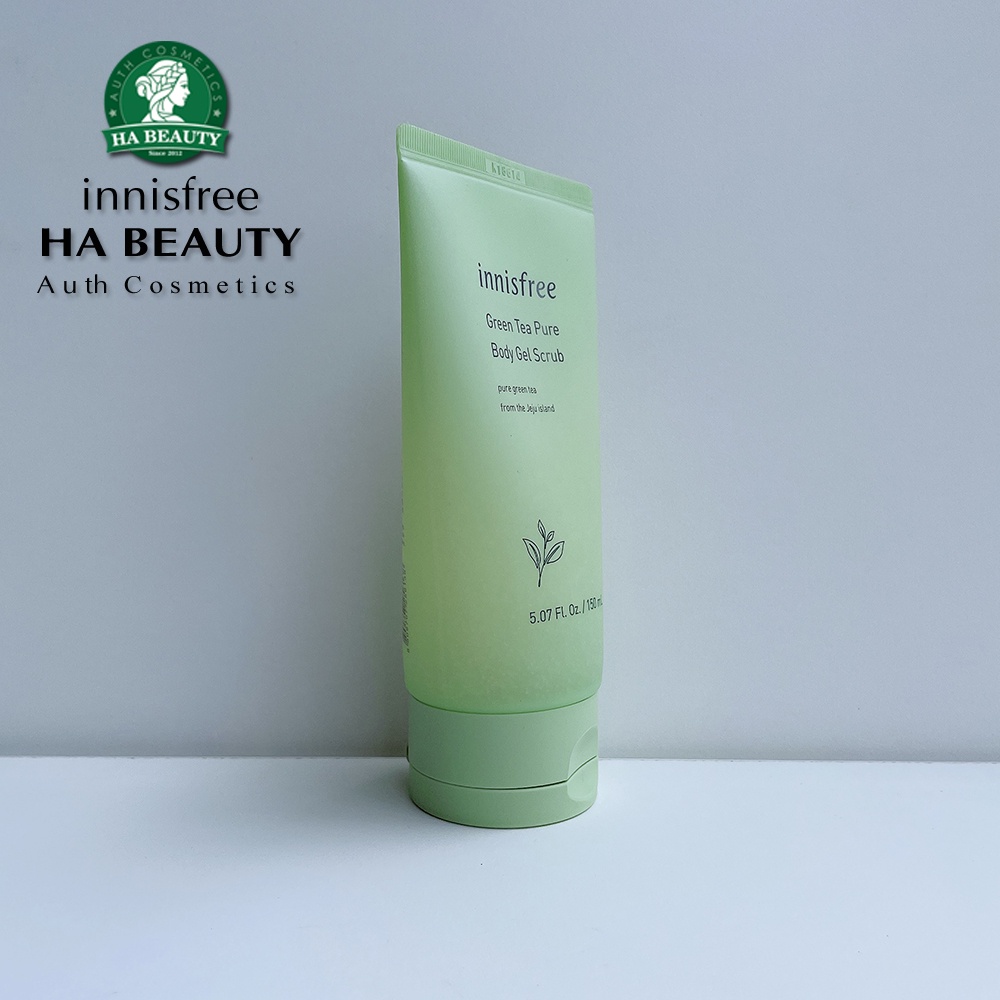 Gel tẩy da chết toàn thân trà xanh innisfree Green Tea Pure Body Gel Scrub 150ml