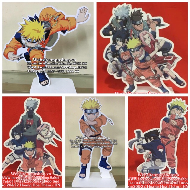 Standee naruto để bàn