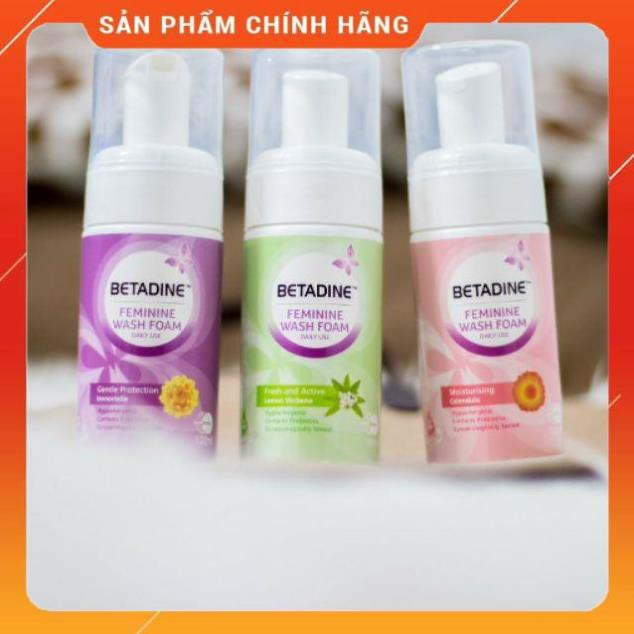 Dung dịch vệ sinh phụ nữ dạng bọt BETADINE 100ml