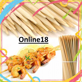 Túi 500g xiên tre xiên thịt nướng, xúc xích, hoa quả....