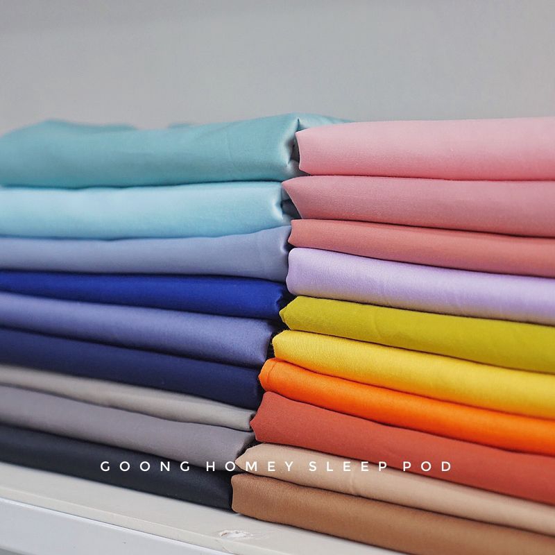 Vỏ gối cotton lụa trơn 45*65 - P0047