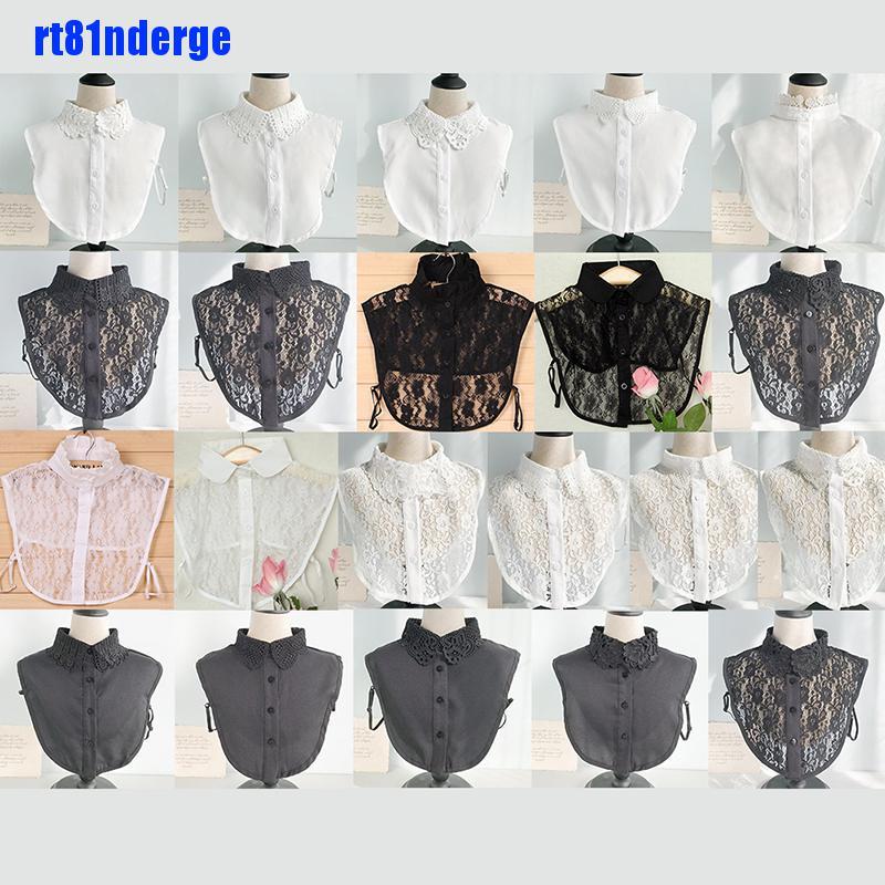 [RT] Áo Sơ Mi Cổ Búp Bê Rời Được Phong Cách Vintage Mùa Đông Cho Nữ