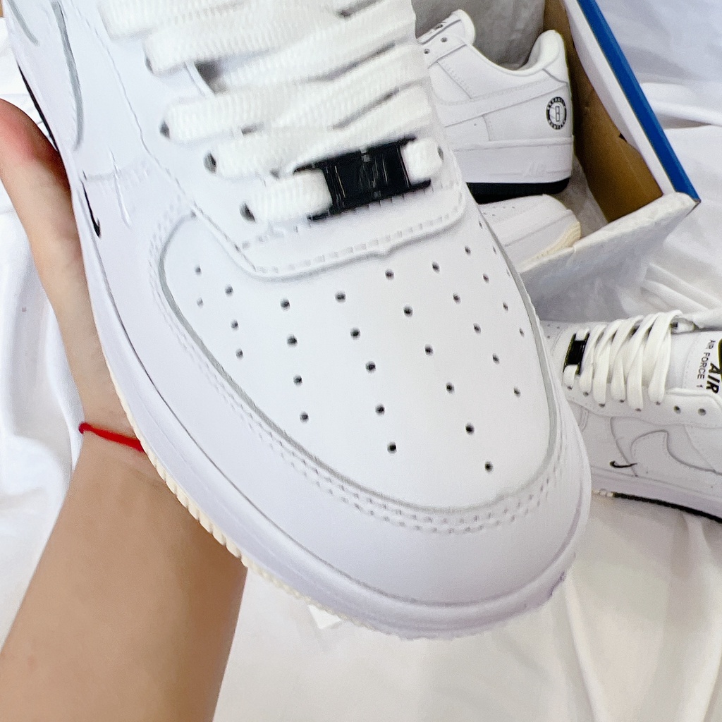 Giày Thể Thao Nam Nữ Thắng Giày For Brookly Âm Dương Trắng