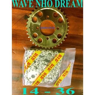 Nhông Sên Dĩa Vàng Cho Wave Nhỏ Dream