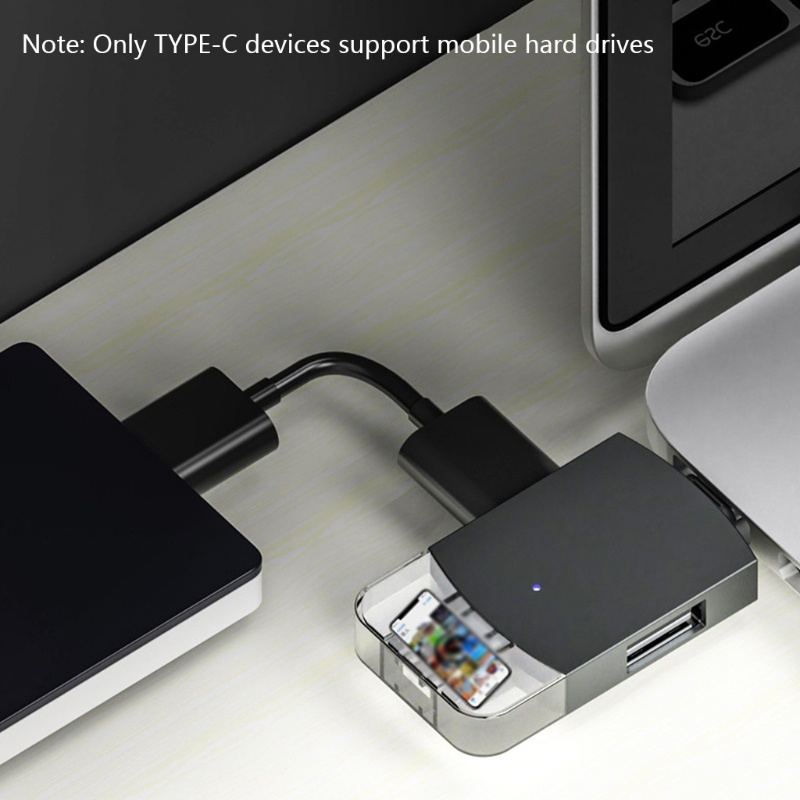 Bộ Chuyển Đổi OTG Hai Cổng USB Cho Điện Thoại 8 pin Type C