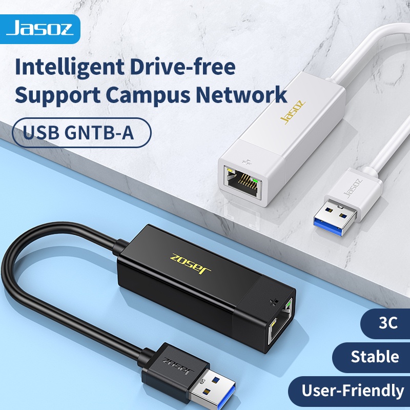 Bộ Chuyển Đổi Mạng USB 3.0 Sang RJ45 Gigabit Ethernet RJ45 JASOZ F103 - Hàng chính hãng - Bảo hành 18 tháng