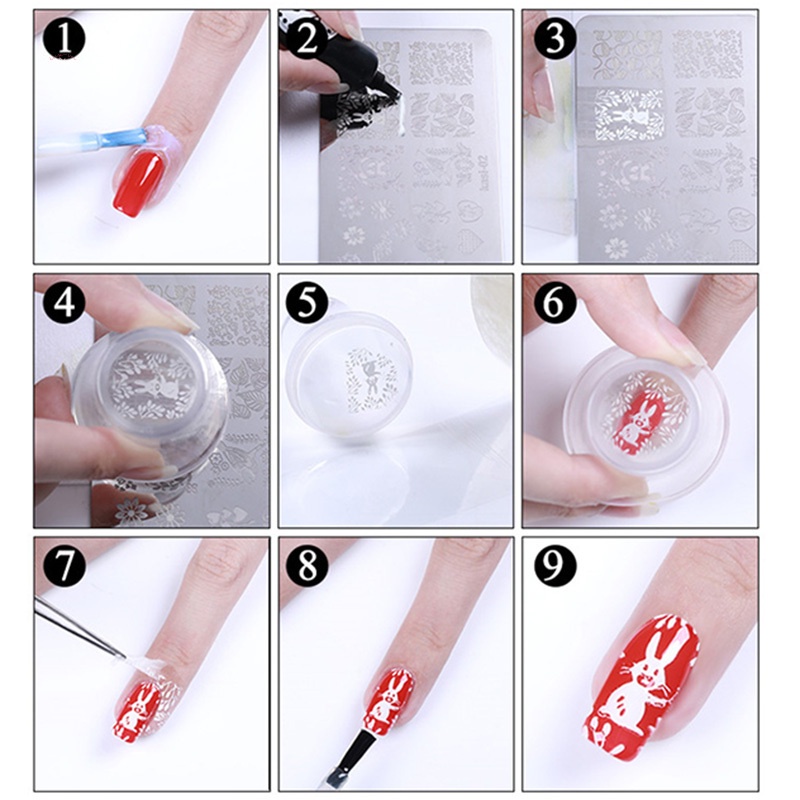 1 Lọ Sơn Móng Tay In Hình Nghệ Thuật DIY Không Độc Hại Cho Nữ