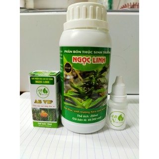 Combo Dưỡng chất AB Ngọc Linh VIP và  Chế phẩm Ngọc Linh A5VIP – thúc đẩy sinh trưởng mạnh, mập thân , to lá ,nhiều chồi