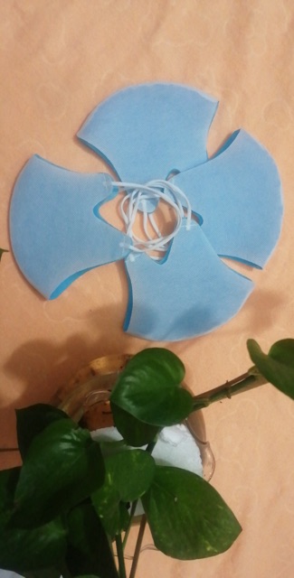Sét 10c khẩu trang 3D thời trang lọc bụi dây chun co giãn đeo thoáng khí
