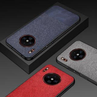 Mate 30 pro - Ốp lưng vải kết hợp da