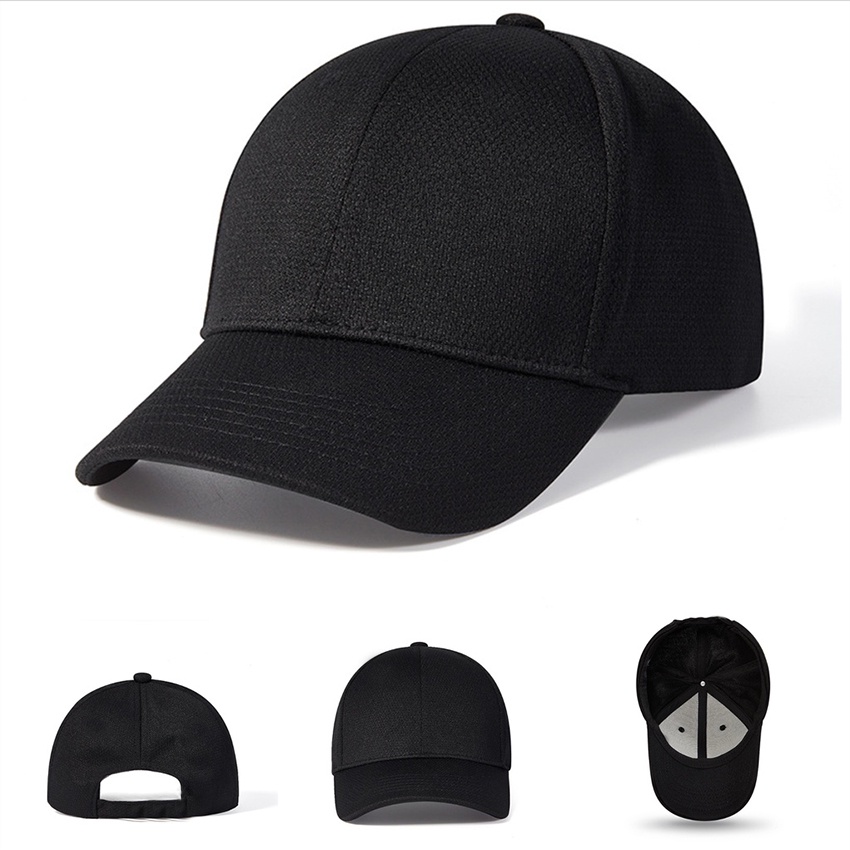 Mũ lưỡi trai đen form unisex nam nữ