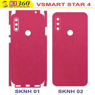 Dán Skin,Decal , Dán Vân Cacbon VSmart Star 4