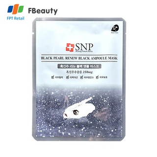 Mặt nạ dưỡng trắng SNP Black Pearl RENEW Black Ampoule Mask 25ml