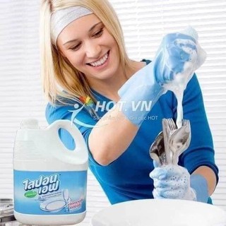 Nước rửa bát Việt Nam can 3.6 lít.