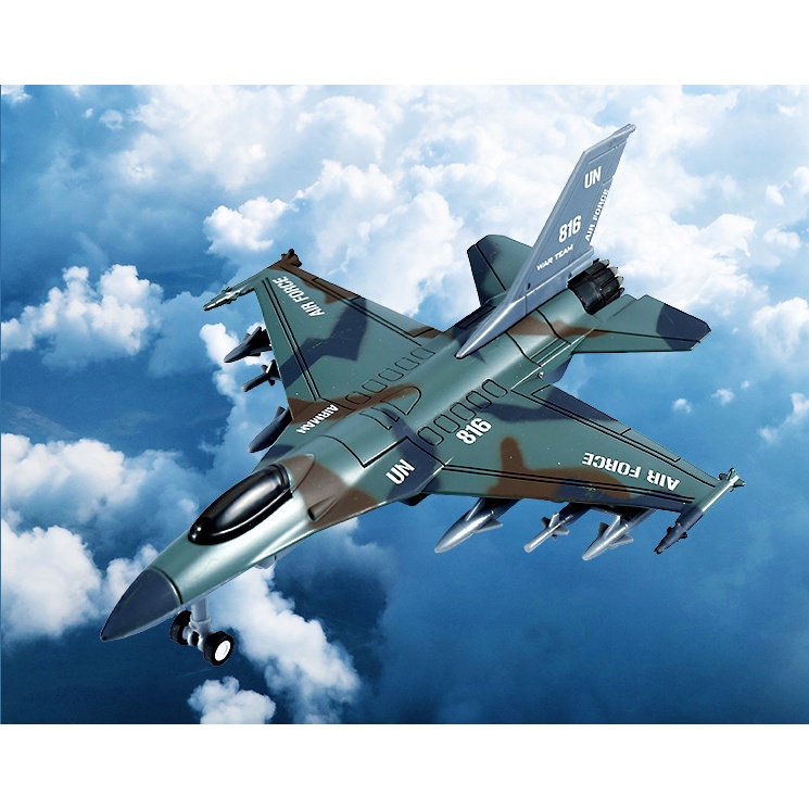 Mô Hình Máy Bay Chiến Đấu Su-35 F16 Bằng Hợp Kim