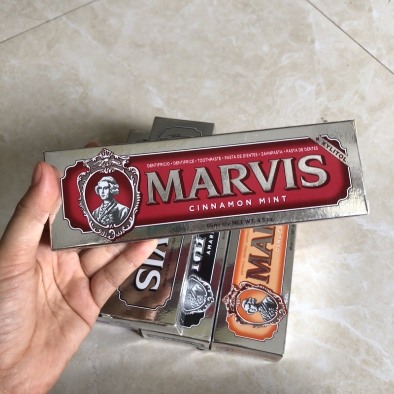 Kem đánh răng Marvis của Ý 85g made in Italy