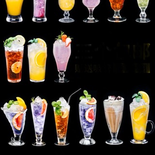 Cốc sinh tố , nước trái cây nhiều mẫu