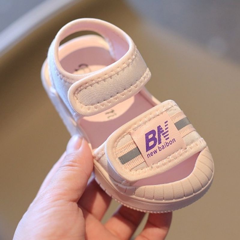 Dép sandal cho bé từ 1-4 tuổi BN thời trang chống trơn chống cấp quai dán ngang tháo rời