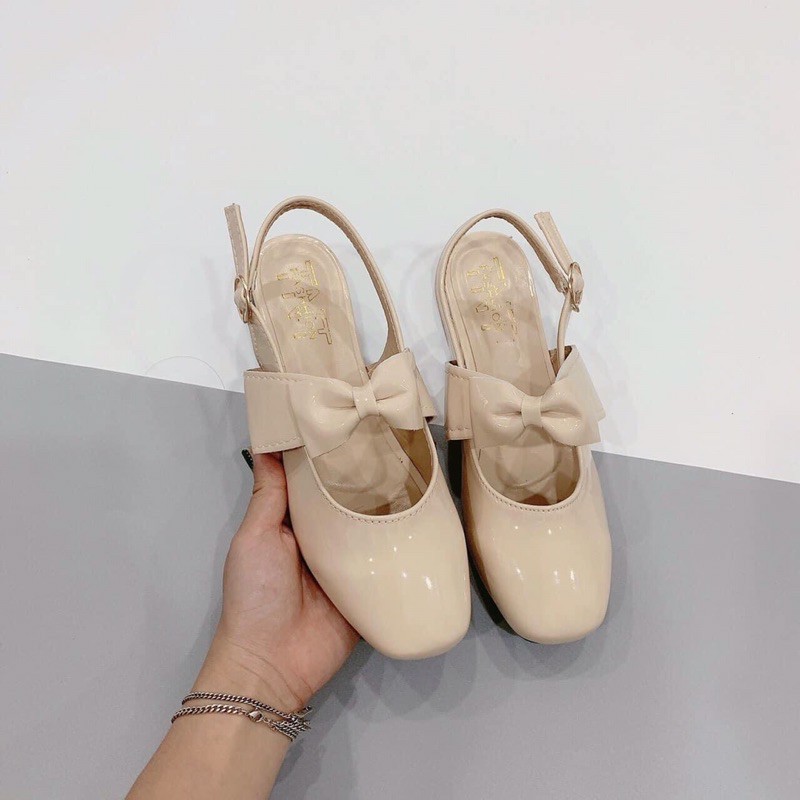 Giày bệt nơ quai cài | BigBuy360 - bigbuy360.vn