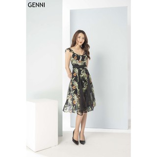 [Mã FAMALLT5 giảm 15% đơn 150k] Váy maxi voan lụa cánh tiên GV125 - Genni