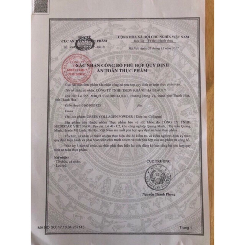 DIỆP LỤC COLLAGEN GREEN | BigBuy360 - bigbuy360.vn