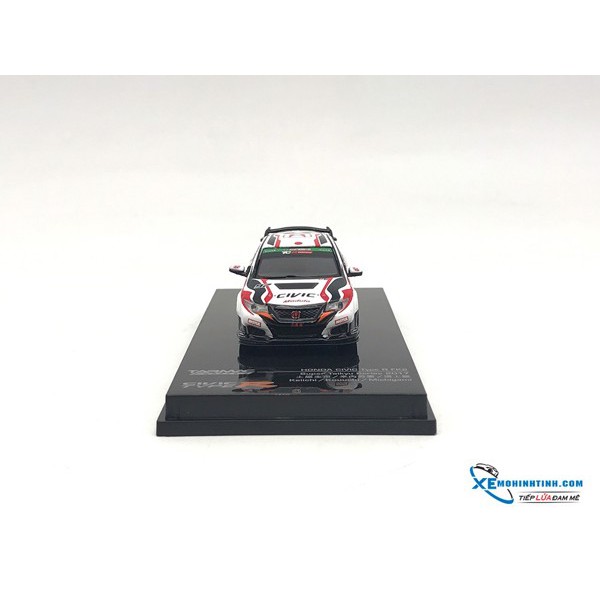 Xe Mô Hình Honda Civic Typ R FK2 Super Taikyu Series 2017 Tarmac Work 1:64 ( Trắng )