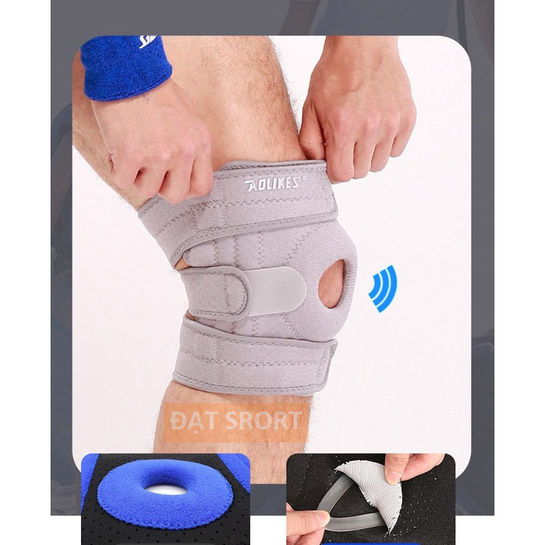 Đệm Đầu Gối Chống Trượt Thể Thao AOLIKES 7912 , Gym ,Yoga , Pilates , Dance,  Bóng Rổ , Chạy Bộ , Leo Núi , Xe Đạp