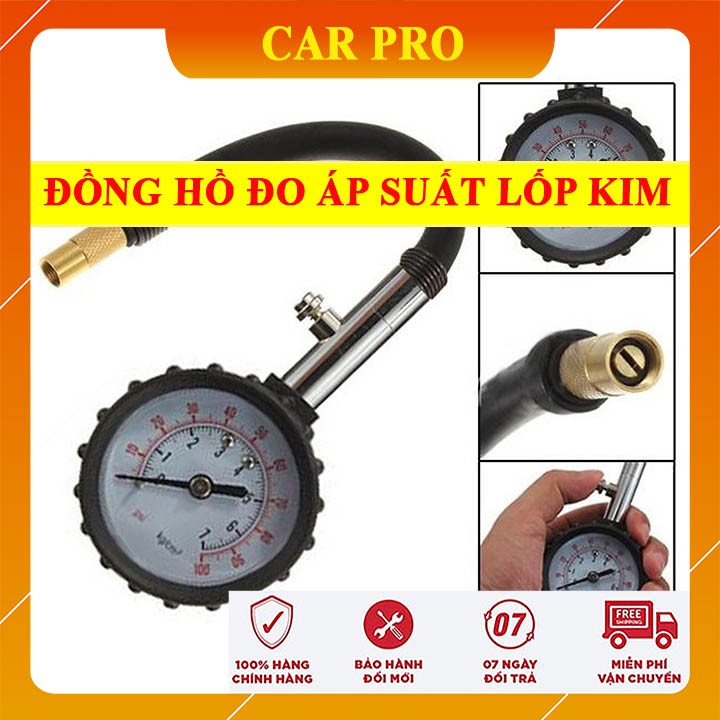 Đồng hồ đo áp suất lốp - Hàng xịn nhập khẩu - CAR PRO