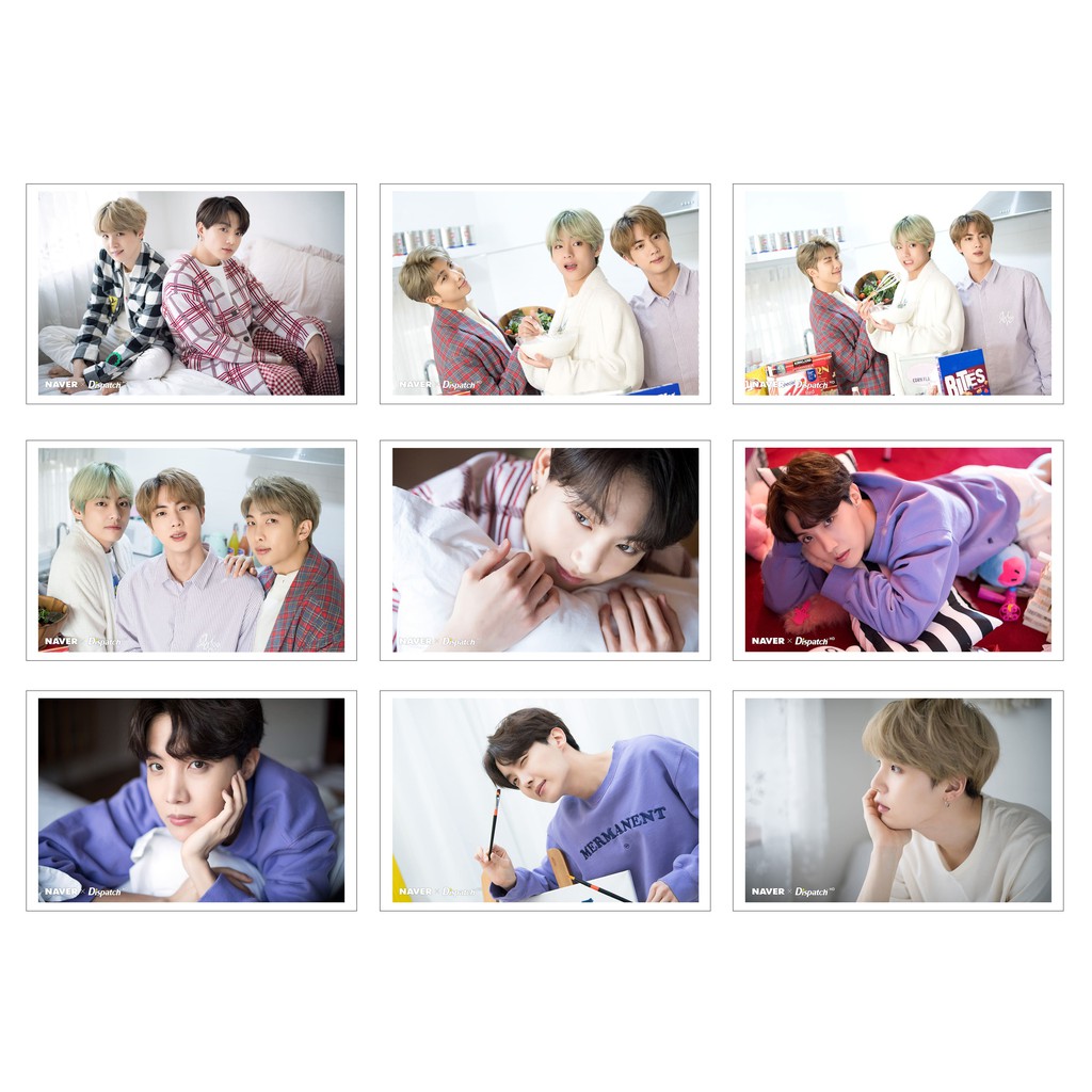 Lomo Card Ảnh BTS - White Valentine 2019 ( 54 ảnh)