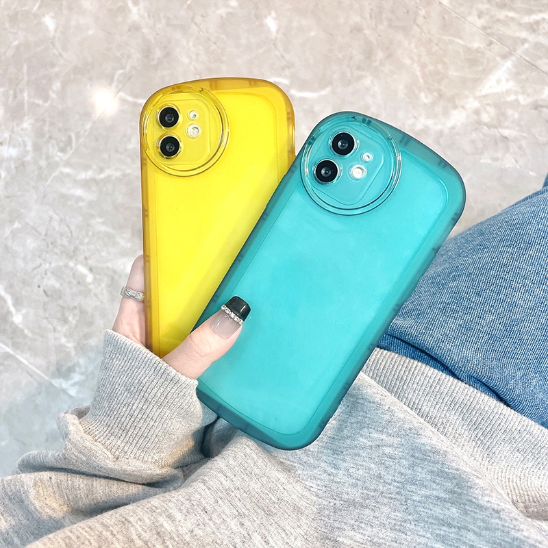 Ốp Điện Thoại Trong Suốt Màu Macaron Cho Redmi 9 Note 9 9s 8 11 Pro 11s 4G