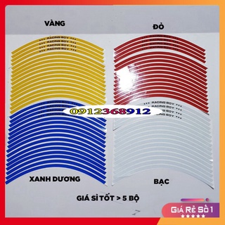 🌴TEM PHẢN QUANG RCB (3M) DÁN MÂM XE MÁY –OTO ( GIÁ 1 BỘ)🌴 (Ảnh Sp thật)