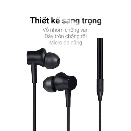 Tai nghe có dây xiaomi Piston Lite 2021-Tai nghe gaming vỏ nhôm nguyên khối-Bass siêu mạnh-Chống ồn-Âm thanh vòm 3D