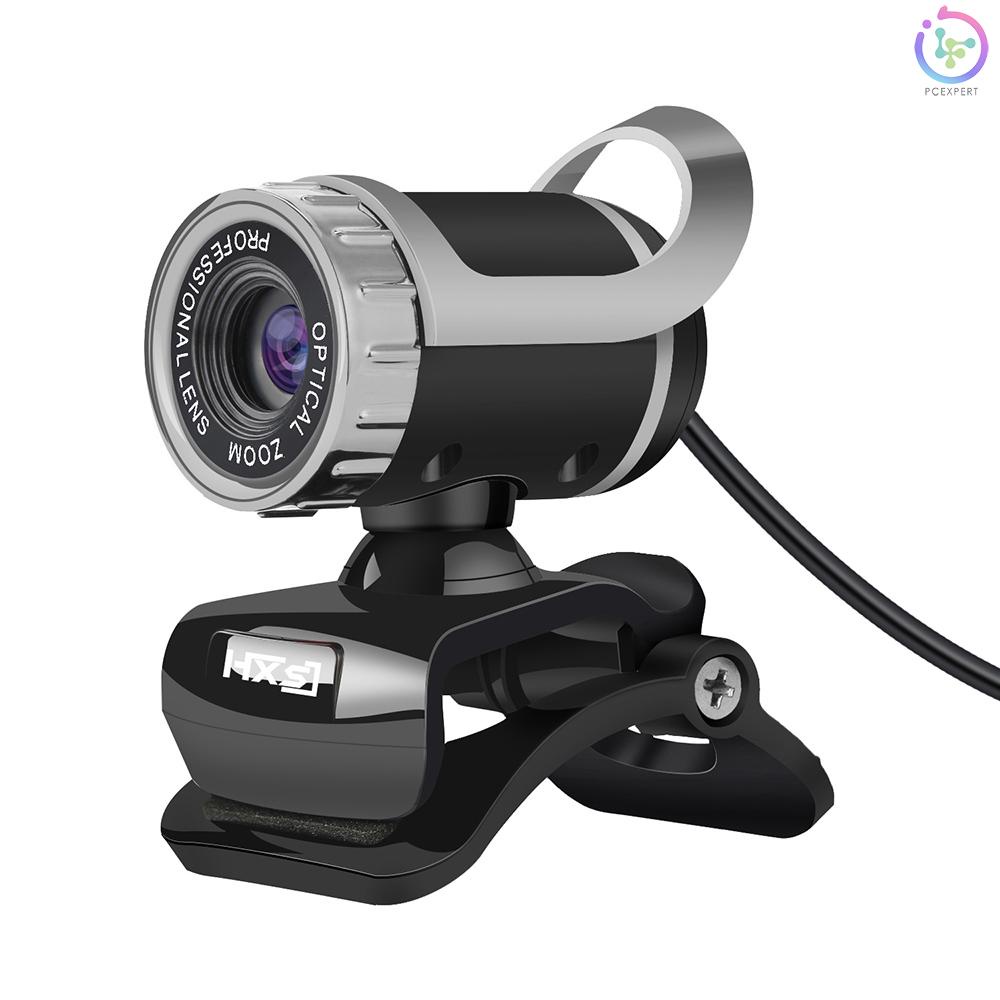 HXSJ S9 Desktop 1080P Webcam USB 2.0 Webcam Laptop Camera Built-in Sound-absorbing Microphone Video Call Webcam for PC Laptop Black