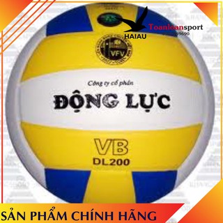 Bóng chuyền da Động Lực xuất khẩu ( tặng kim bơm bóng + túi lưới đựng bóng )