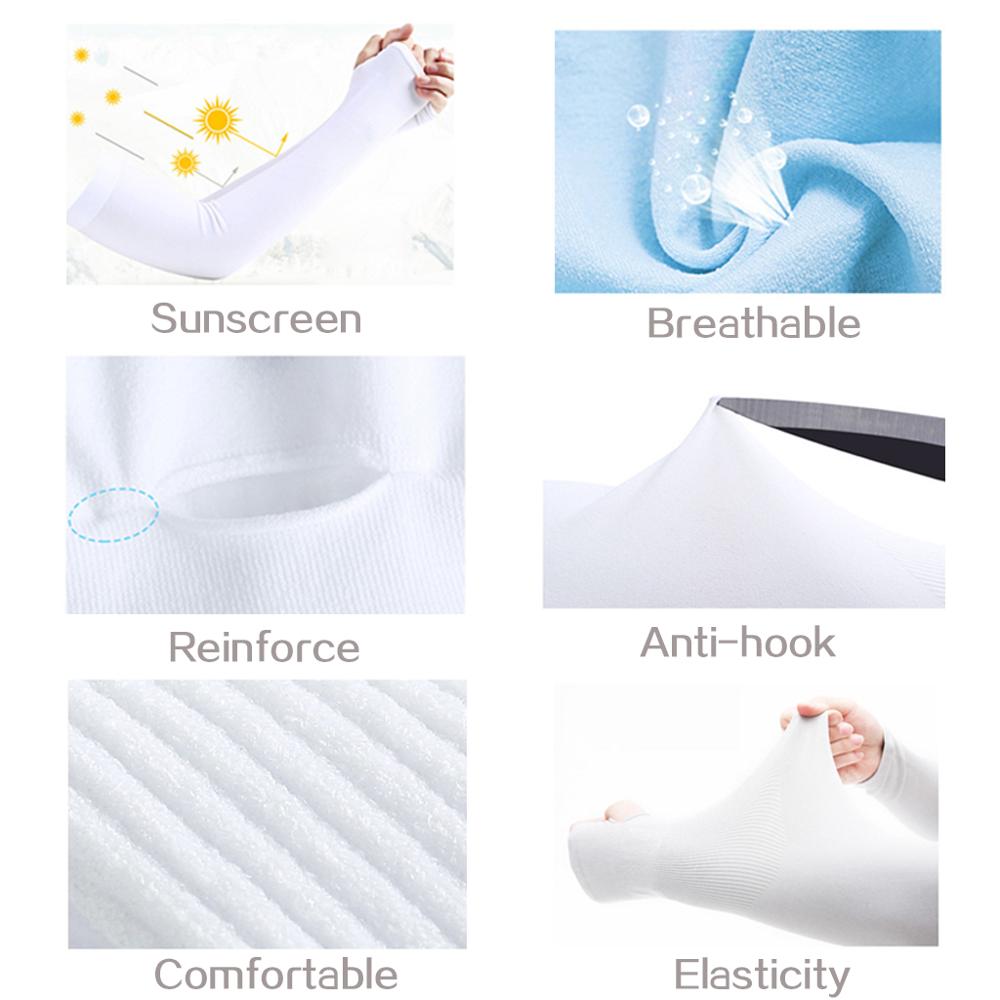 Găng Cánh Tay Giữ Ấm Mùa Hè Phản Quang Chống Tia UV