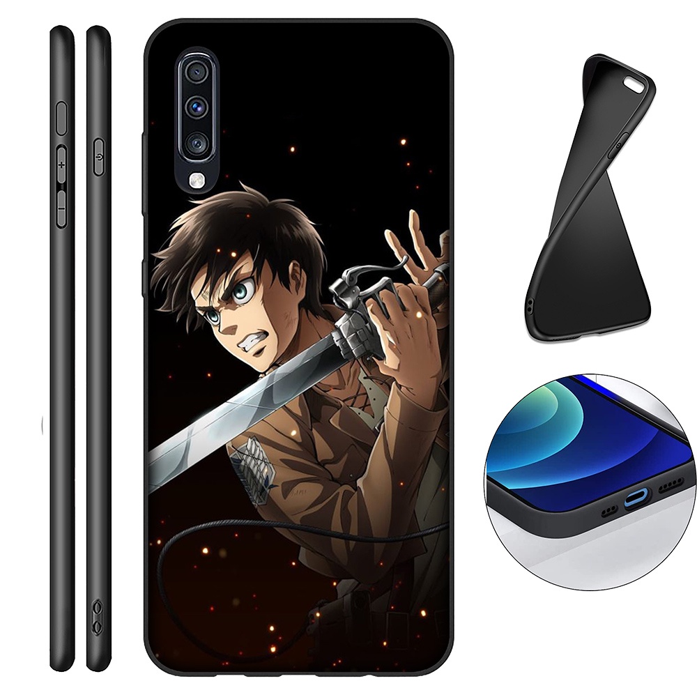 Ốp Điện Thoại Silicon TPU Mềm Hình Anime Attack On Titan Cho Realme 8 Pro 8 5G 8S Q3 Q3i 5G C2 C3 C20 2 A5 Yml2