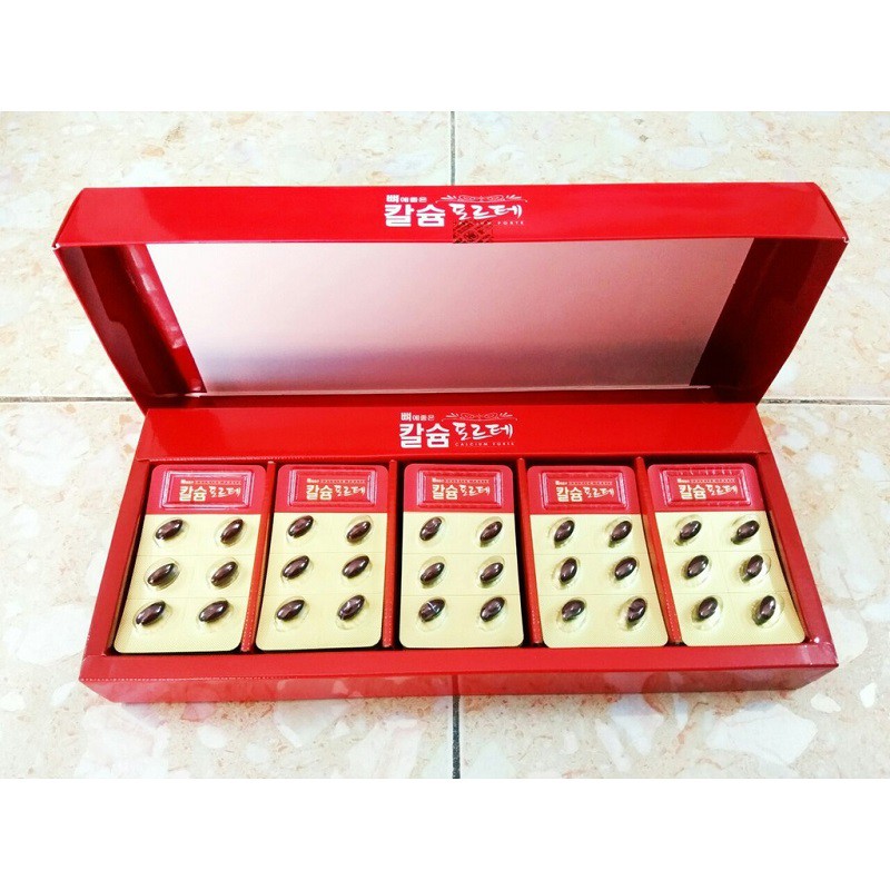 [ Trợ Giá ] Viên Uống Bổ Sung Canxi Hanmi Hàn Quốc, Hộp Đỏ 120 Viên, Giúp Xương Răng Chắc Khỏe, Phát Triển Chiều Cao Tốt